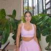 Falda Abertura rosado, talla S — Cervo Sport, ropa deportiva de faldas