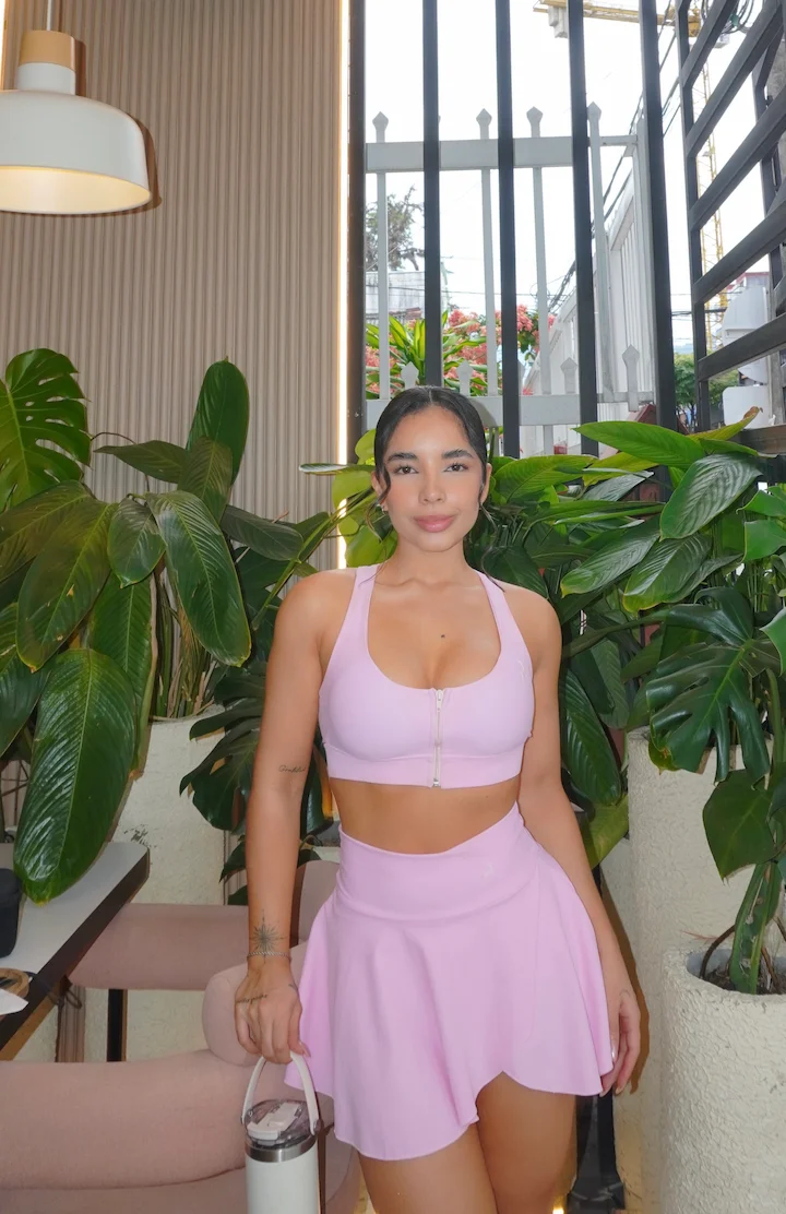 Falda Abertura rosado, talla S — Cervo Sport, ropa deportiva de faldas