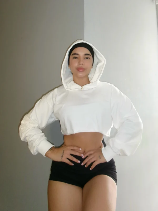 Crop top Hoodie Glow