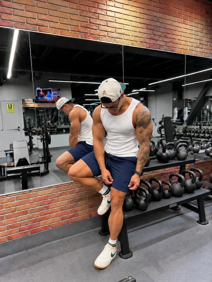 Pantaloneta Licra Interna azul oscuro, talla L — Cervo Sport, ropa deportiva de hombre