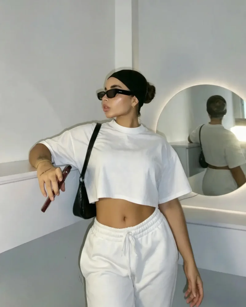 Crop top Oversize Lusso