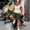 Pantaloneta Licra Interna verde militar, talla XXL — Cervo Sport, ropa deportiva de hombre