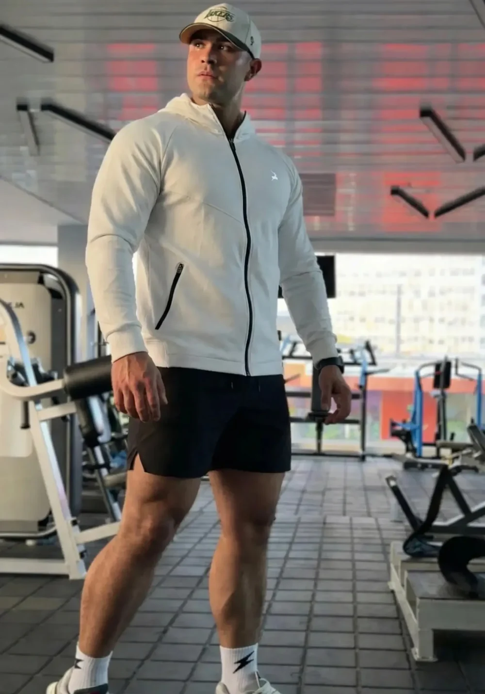 Chaqueta Neighborhod blanco, talla XS — Cervo Sport, ropa deportiva de hombre