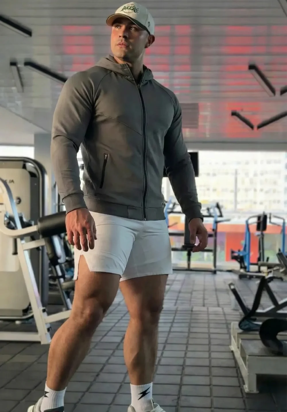 Chaqueta Neighborhod gris, talla XS — Cervo Sport, ropa deportiva de hombre