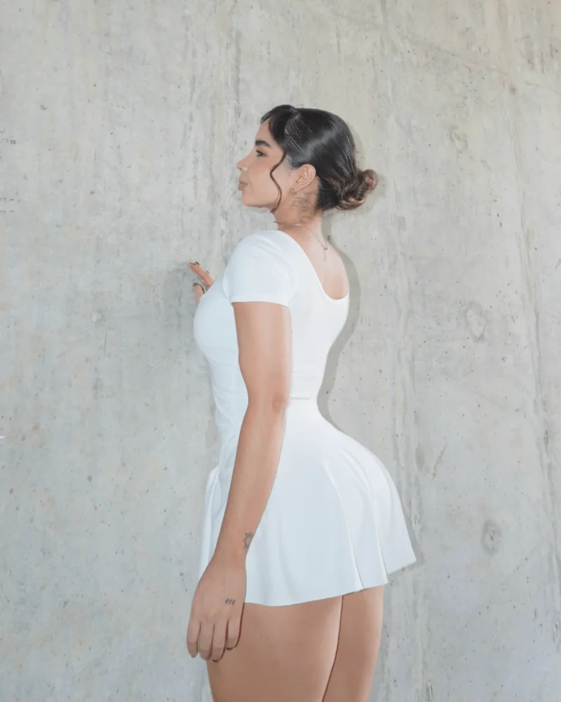 Vestido Pilates Manga Corta