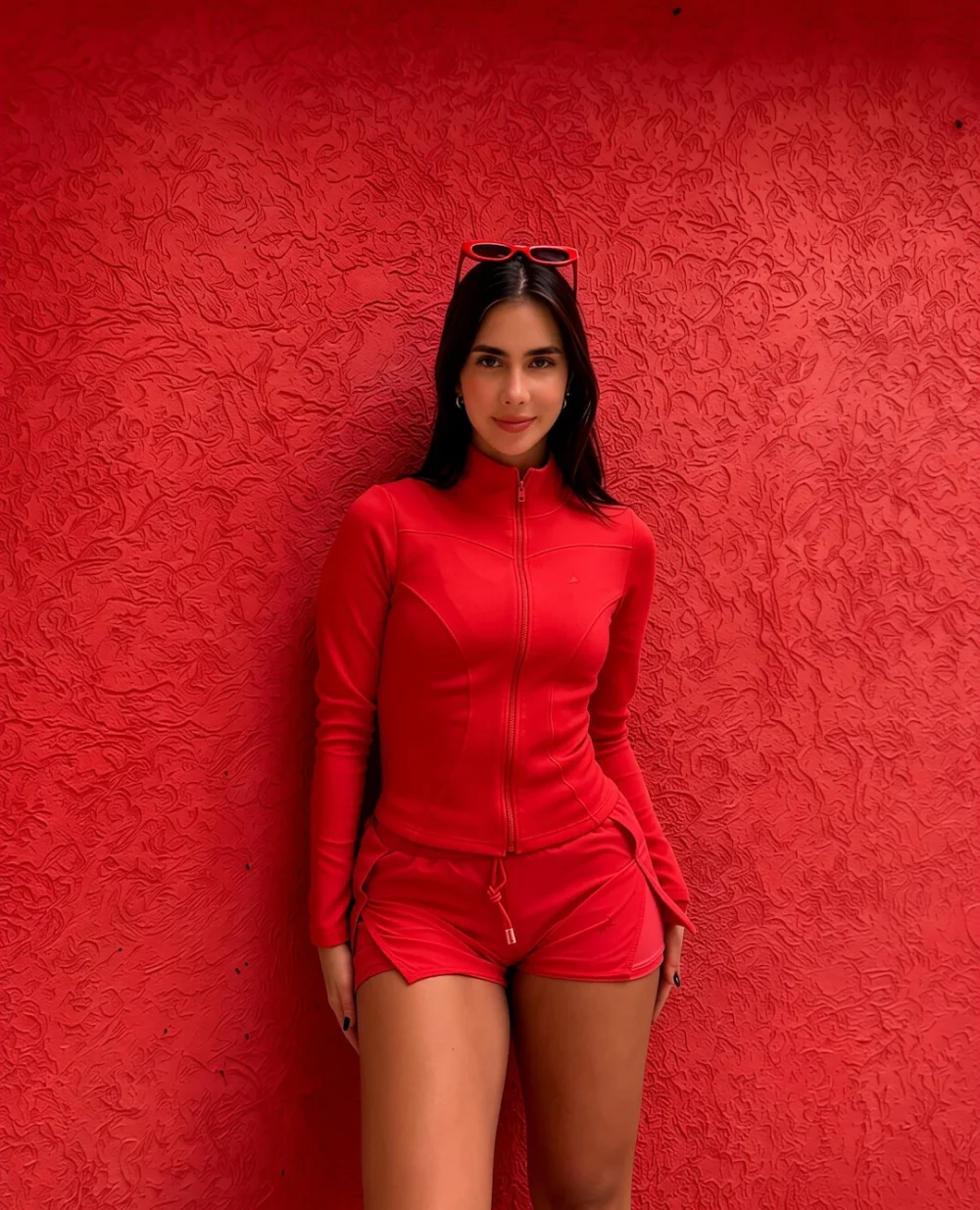 Chaqueta Silueta rojo, talla S — Cervo Sport, ropa deportiva de chaquetas