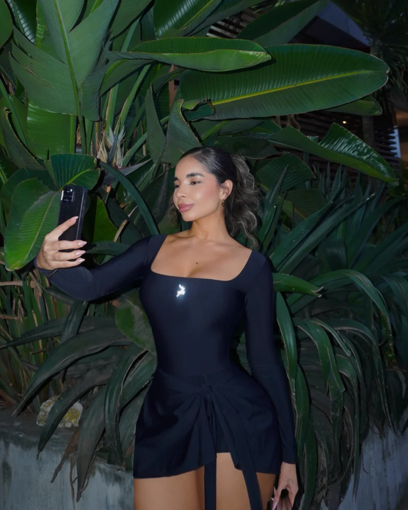 Vestido Pilates Manga Larga