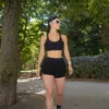 Short Runner negro, talla S — Cervo Sport, ropa deportiva de mujer