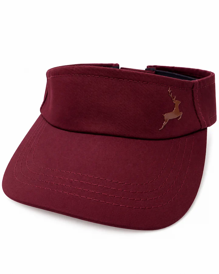 Visera Cervo vinotinto, talla única — Cervo Sport, ropa deportiva de accesorios