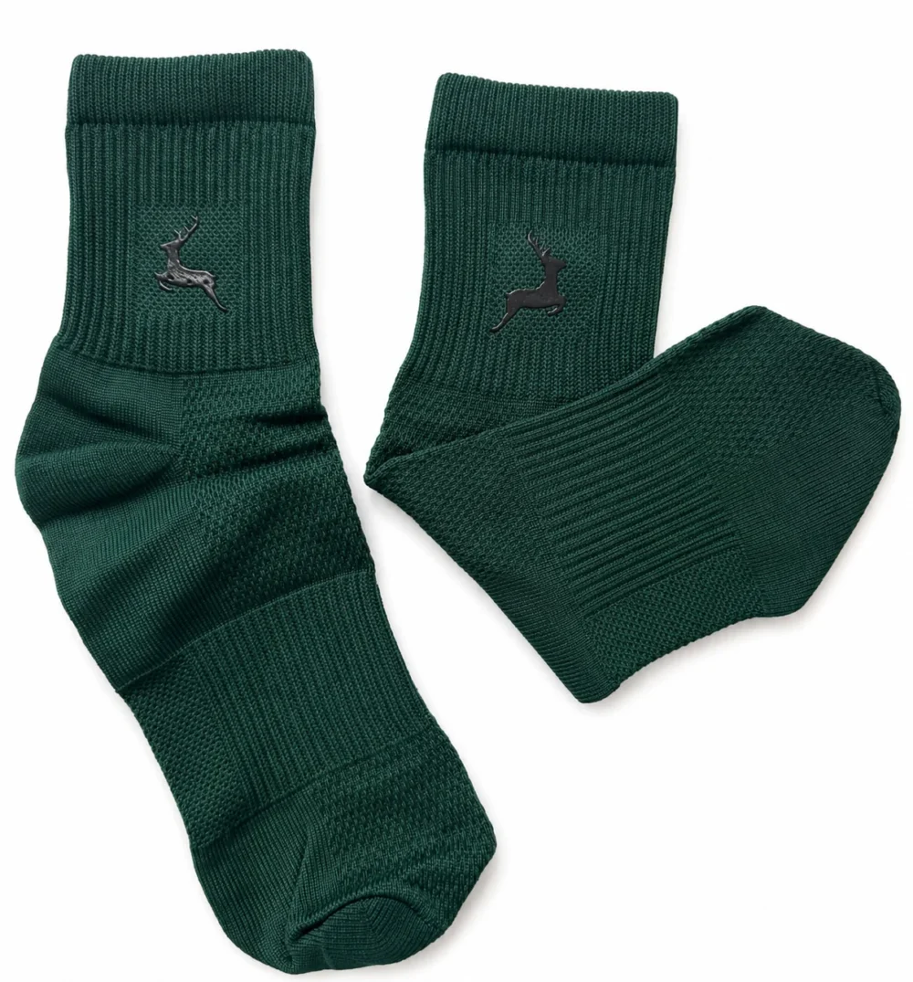 Medias Cervo verde botella, talla 2/4 — Cervo Sport, ropa deportiva de unisex