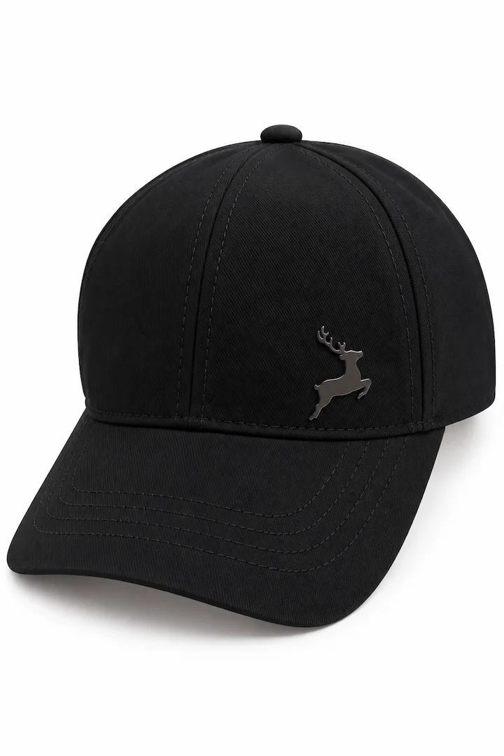 Gorra Cervo negro, talla única — Cervo Sport, ropa deportiva de accesorios