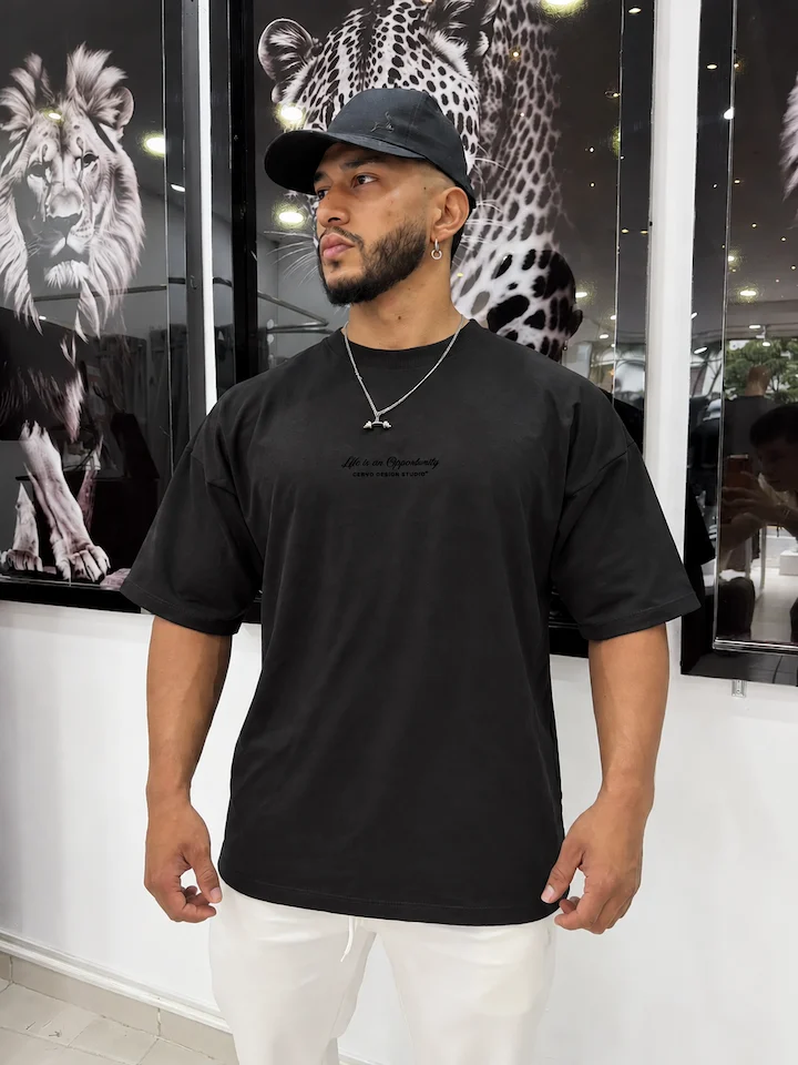 Oversize Neighborhood Cervo negro, talla S — Cervo Sport