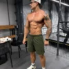 Pantaloneta Malla Running Hombre verde militar, talla S — Cervo Sport, ropa deportiva de pantalonetas